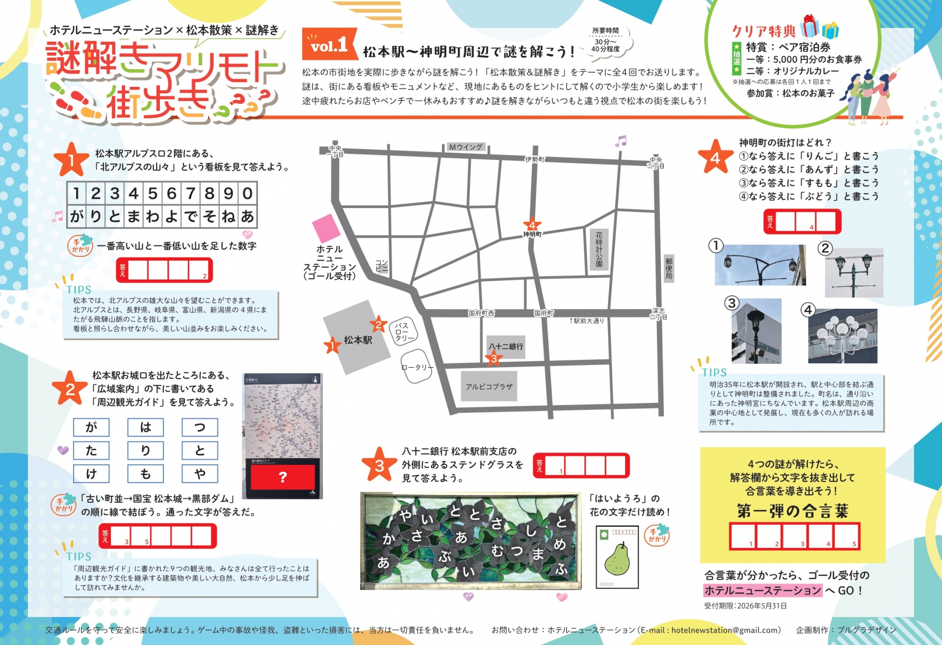 第一弾（松本駅〜神明町）